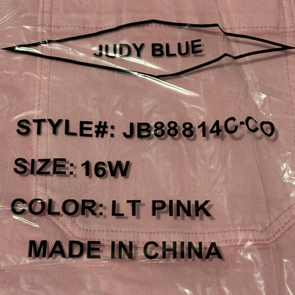 Judy blue pink jean joggers 16W - Picture 11 of 11